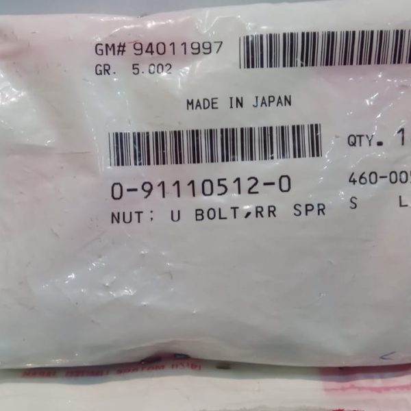 Nut U Bolt RR SPR