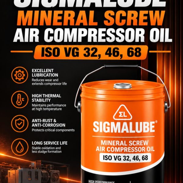 SIGMALUBE MINERAL SCREW AIR COMPRESSOR OIL ISO VG 46